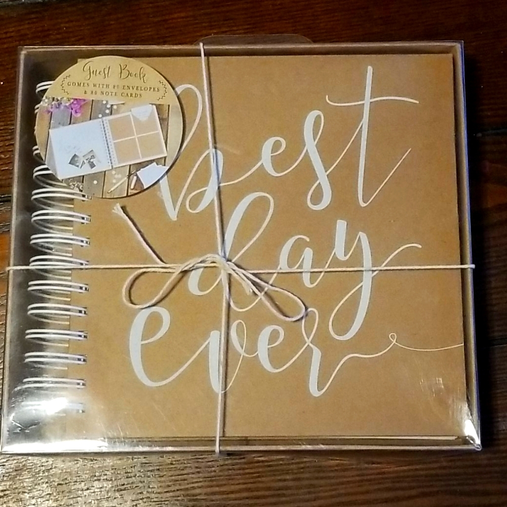Wedding guest book